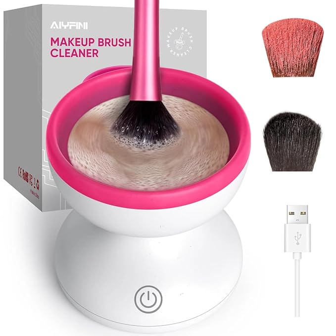 LIMPIADOR ELECTRICO DE BROCHAS DE MAQUILLAJE [ 50% DE DESCUENTO🔥]